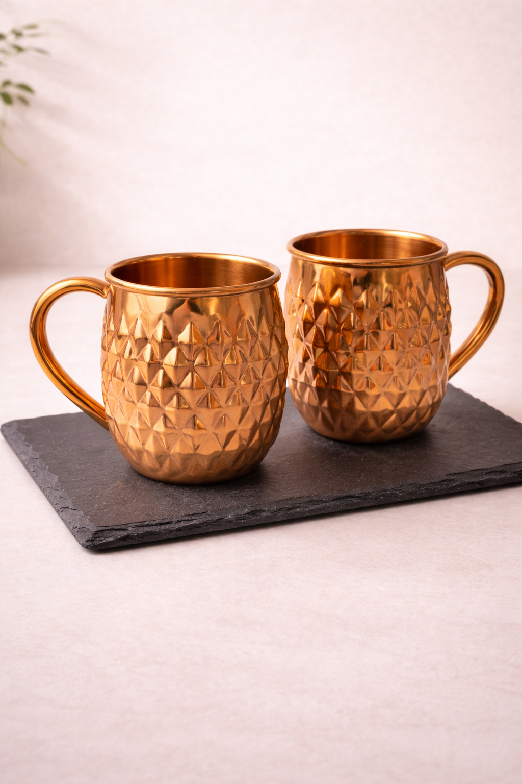 Pure Copper Moscow Mule Mugs – Premium Handcrafted Set of 2